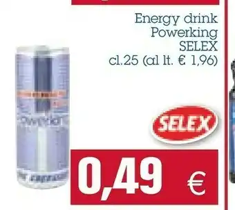 Emi Supermercati Selex Energy drink offerta