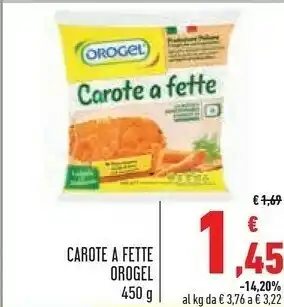 Conad Orogel Carote A Fette offerta