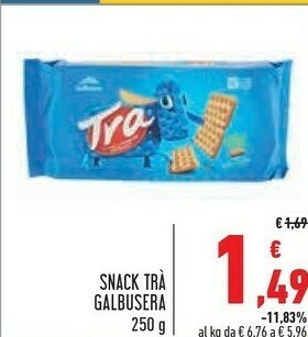 Conad Galbusera Snack Trà offerta