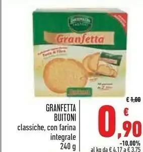 Conad Buitoni Granfetta Con Farina Integrale offerta