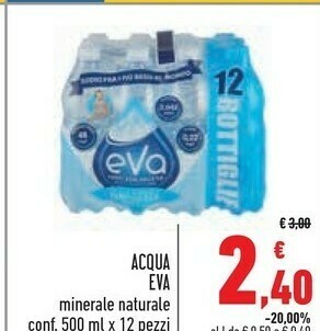 Conad Eva - Acqua Minerale Naturale offerta