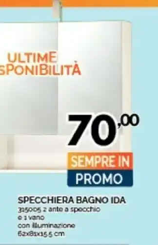 Specchiera Bagno Ida