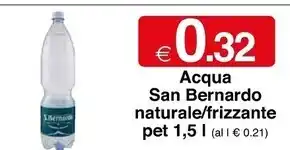 Sì con te San bernardo - acqua naturale/frizzante offerta