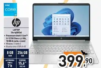 Unieuro Hp laptop 15s-fq5053nl offerta