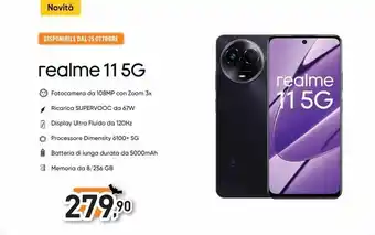 Unieuro Realme 11 5g offerta