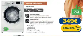 Euronics Hotpoint LAVATRICE EU NR528G WW IT offerta