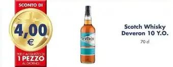 Esselunga Scotch Whisky Deveron 10 Y.O. 70 cl offerta