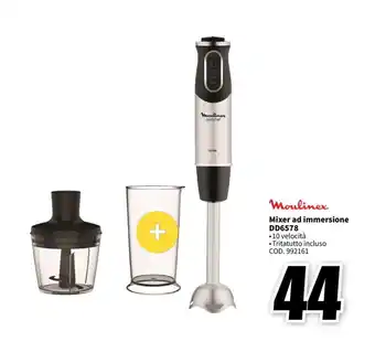MediaWorld Moulinex Mixer ad immersione DD6578 offerta