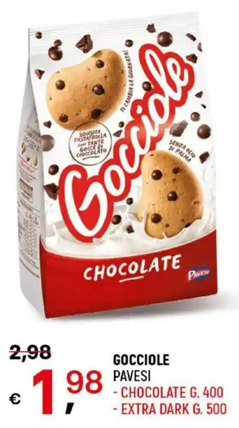 A&O GOCCIOLE PAVESI - CHOCOLATE G. 400 - EXTRA DARK G. 500 offerta