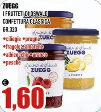 ZUEGG I FRUTTETI DI OSWALD CONFETTURA CLASSICA GR.320