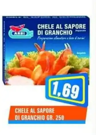 CHELE AL SAPORE DI GRANCHIO GR. 250