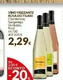 Rosa Dei Filari Chardonnay 750 Ml
