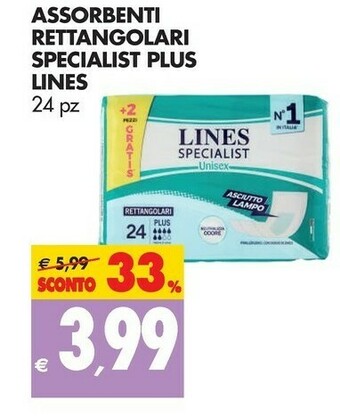 Tigros Lines Assorbenti lines offerta