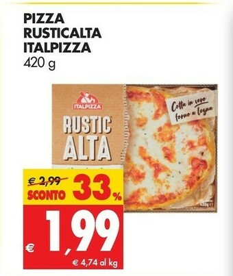 Tigros Italpizza Pizza surgelata offerta