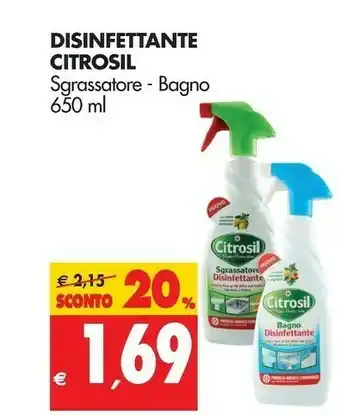 Tigros Sgrassatore offerta