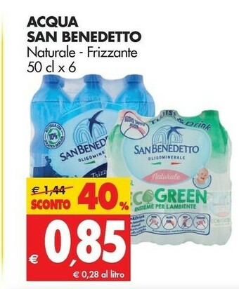 Tigros San Benedetto Acqua offerta