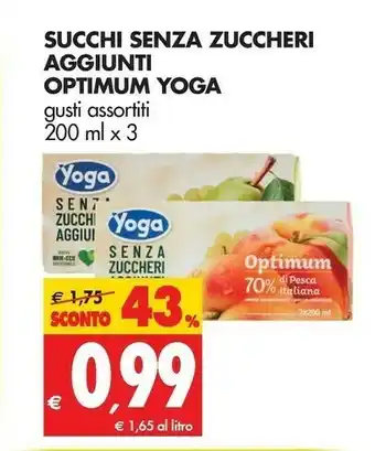 Tigros Yoga succhi offerta