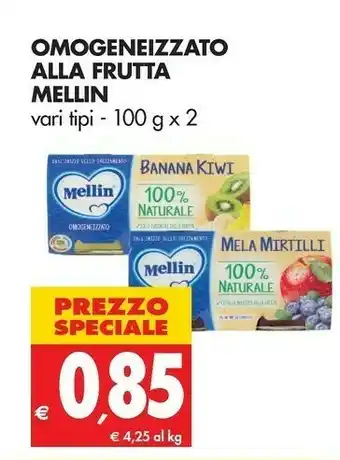 Tigros Mellin Omogeneizzati offerta