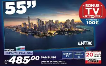 Coop Samsung TV 55'' LED UE 55AU717OUXZT offerta