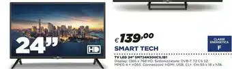 Coop Smart-Tech SMT24Z30HC1L1B1 TV 61 Cm (24") HD Nero offerta