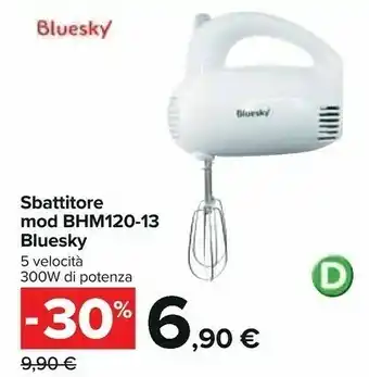 Carrefour Bluesky Sbattitore Mod BHM120-13 offerta