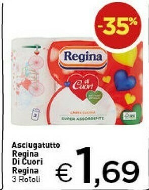 Crai Regina Asciugatutto Di Cuori offerta