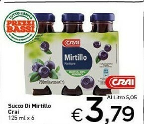 Crai Succhi di frutta offerta