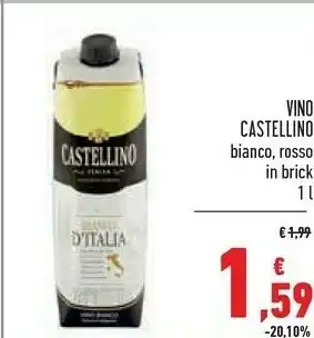 Conad Castellino Vino Rosso 1000 G(ml) offerta