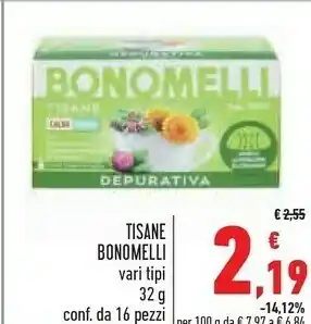 Conad Bonomelli Tisana Depurativa 32 G(ml) offerta