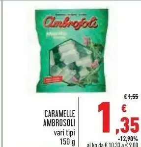 Conad Ambrosoli Caramelle All'Orzo 150 G(ml) offerta