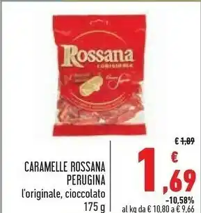 Conad Perugina Caramelle Rossana offerta