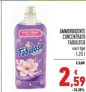 Conad Fabuloso Ammorbidente Concentrato offerta