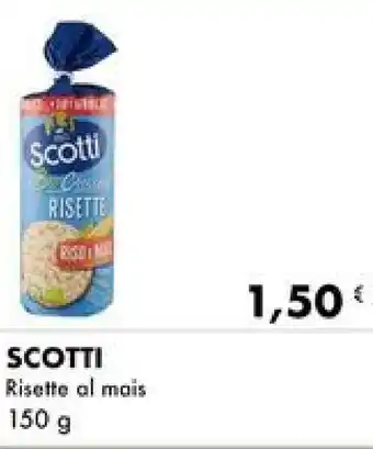 Iper Tosano SCOTTI Risette al mais 150 g offerta