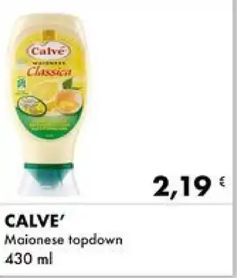 Iper Tosano CALVE' Maionese topdown 430 ml offerta