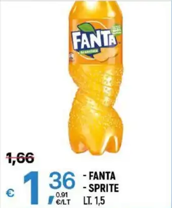 A&O FANTA - SPRITE LT. 1,5 offerta