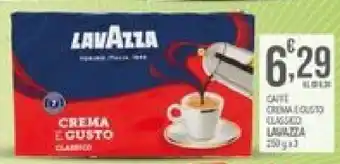 Iper Nonna Isa CAFFE CREMA GUSTO CLASSICO LAVAZZA 250 g X 3 offerta