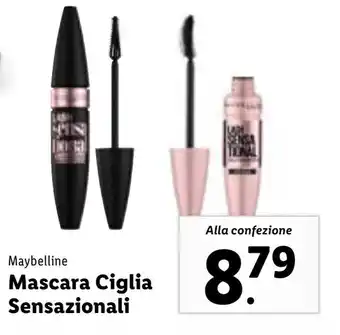 Lidl Maybelline Mascara Ciglia Sensazionali offerta