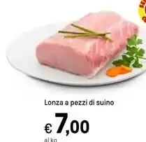 Iper La Grande Lonza a pezzi di suino offerta
