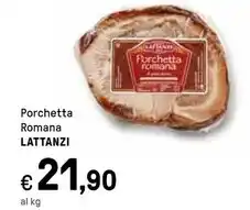 Iper La Grande Lattanzi porchetta romana offerta