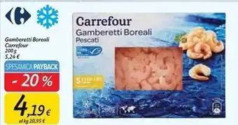 Carrefour Market Carrefour gamberetti boreali offerta