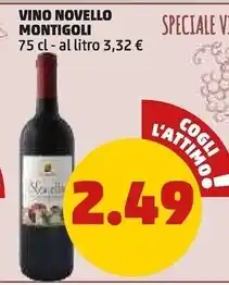 PENNY Montigoli vino novello offerta