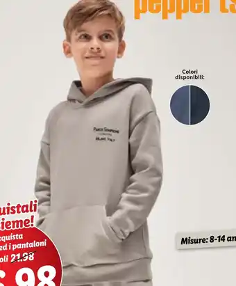 Lidl pepperts! Felpa da bambino offerta