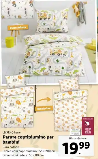 Lidl LIVARNO home Parure copripiumino per bambini offerta