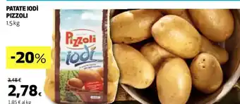Coop PATATE IODI PIZZOLI 1.5 kg offerta