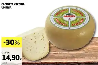 Coop CACIOTTA VACCINA UMBRIA offerta