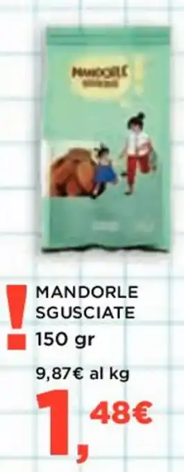 Coop MANDORLE SGUSCIATE 150 gr offerta