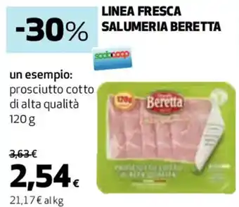 Coop LINEA FRESCA SALUMERIA BERETTA 120 g offerta