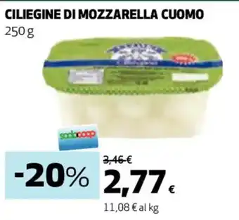 Coop CILIEGINE DI MOZZARELLA CUOMO 250 g offerta
