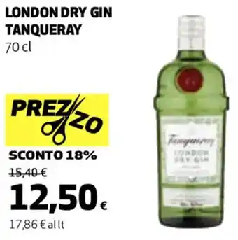 Coop LONDON DRY GIN TANQUERAY 70 cl offerta