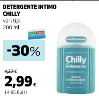Coop DETERGENTE INTIMO CHILLY vari tipi 200 ml offerta